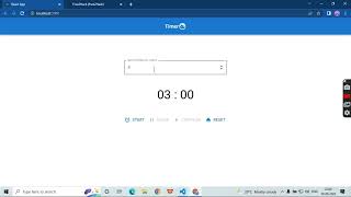 Timer/Stopwatch app with Controls using React Hooks