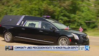 Community mourns Deputy Ryan Proxmire with procession, memorial service