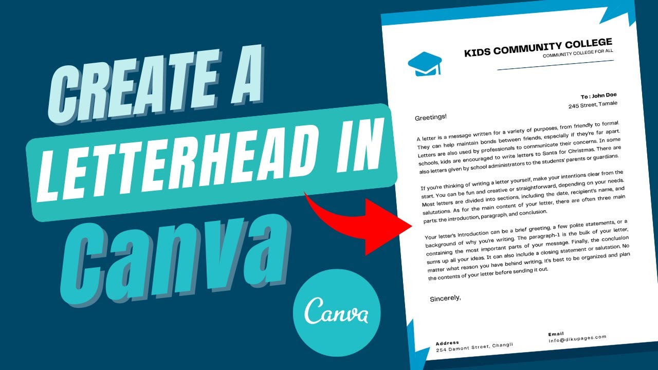 How To Design A Letterhead On Canva Infoupdate Org