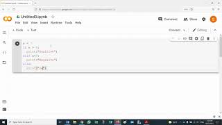 Python: if statement with Colab