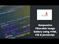Filterable Image Gallery with Lightbox | Responsive Web Design Tutorial