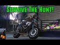 Gta 5 Challenge - Survive The Hunt #67 - One Man And His Bike