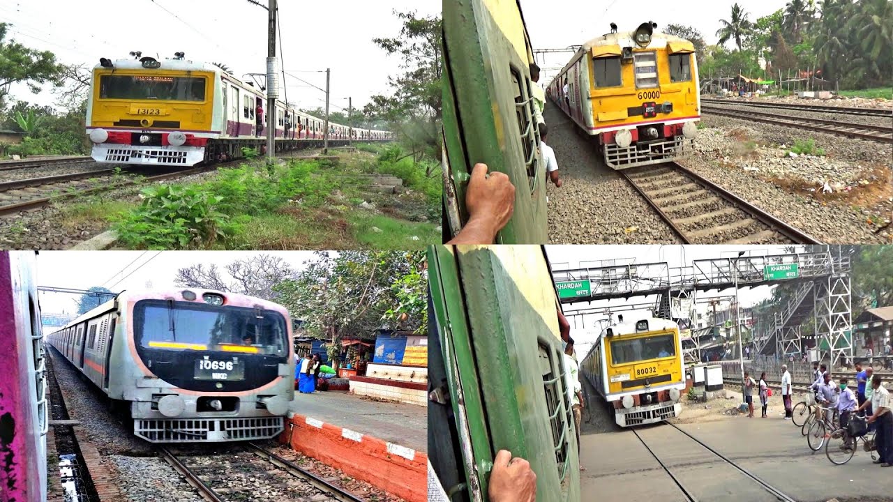 Kolkata Suburban Railway's Narkeldanga Based Varieties EMU | ICF,BEML ...