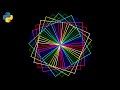 Python Turtle - Square Spirograph Tutorial