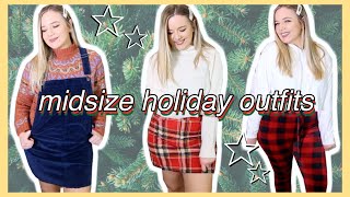 midsize HOLIDAY outfits (you can ACTUALLY wear)!