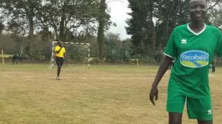 FEASSSA Games 2022. Handball Girls: Moi Girls Kamusinga (Kenya, in green) vs Kiziguro (Rwanda)