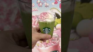 【スタバ新作】SAKURAシーズン第2弾🌸新作の花見抹茶クリームフラペチーノ　#スタバ #スタバ新作 #starbucks