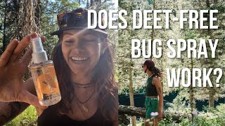 Testing Deet-Free Bug Spray