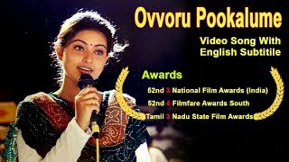 Ovvoru Pookalume | Video song | English subtitle | Autograph | Cheran | Sneha
