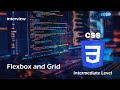 📐 CSS Flexbox and Grid  | Interview Questions and Answers #video #viral