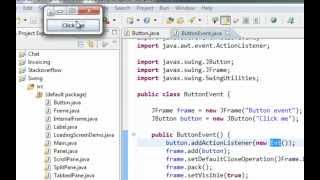 Java swing GUI tutorial #10: JButton and ActionListener