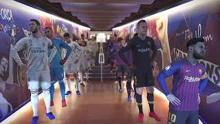 BARCELONA vs REAL MADRID | El Clasico | Copa Del Rey. | Highlights|  Gameplay PES 2019