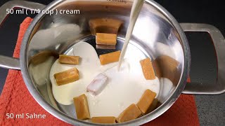 Mix condensed milk with caramel and you will love it! 5 minute recipe!