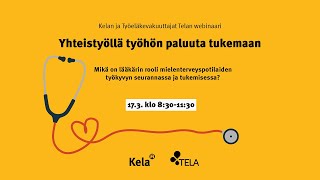 Kelan ja Työeläkevakuuttajat Telan webinaari \