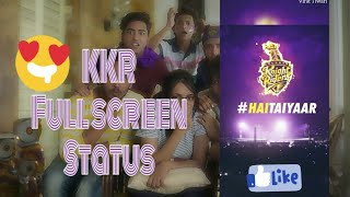 KKR Hai Taiyaar | Kolkata Knight Riders |Fullscreen Status IPL 2019 | Virat Tiwari