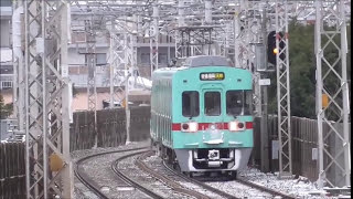 雪の日の西鉄電車を撮影！