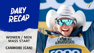 Diggins, Krueger open Canmore stage with Mass Start wins | FIS Cross Country World Cup 23-24