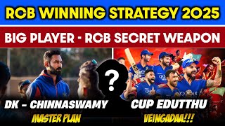 🔴LIVE : RCB Winning Strategy 2025🤩| Dinesh Karthik Master Plan💥| CRICTIME |