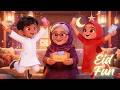 Eid Mubarak Song for Kids  | Happy Eid Islamic Nursery Rhyme | Muslim Kids Song