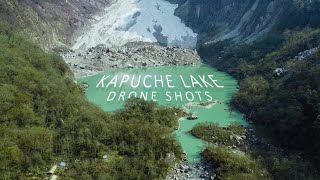 Kapuche Lake by Drone | 1 Minute Nepal