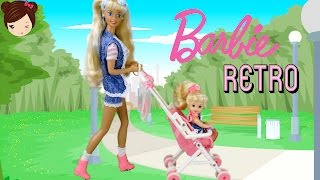 Barbie y el Cochecito de La Muñeca Bebe Kelly - Juguetes de barbie de los 90