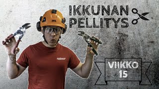 Jonnen päiväkirja | VIIKKO 15 - IKKUNAN PELLITYS