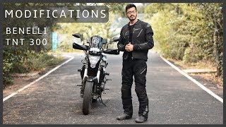 Modifications on my BENELLI TNT 300 | Chennai | Madras Motor Head