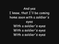 jack savoretti soldier`s eyes lyrics