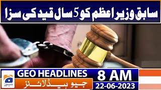 Geo Headlines 8 AM | Pervez Khattak served show cause notice over anti-PTI move | 22nd June 2023