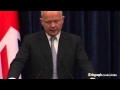 William Hague: Iraq needs new inclusive government