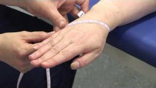 Hand Therapy - Figure of 8 Measurement