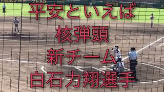 龍谷大平安といえば核弾頭白石力翔選手(甲子園シニア)