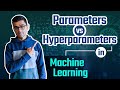 Parameters vs hyperparameters in machine learning