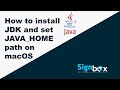 Java Tutorial For Beginners 5 - How to install Java JDK on macOS and set java_home path