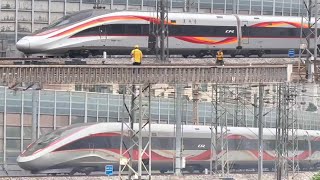 CR400AF-Z \u0026 CR400BF-Z: two types of CRRC Fuxing intelligent EMU train (中國高鐵復興號兩款智能動車組: 配瑞龍智行/龍鳳呈祥塗裝)