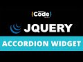 Accordion Widget In jQuery | How To Create An Accordion Using jQuery | jQuery Tutorial | SimpliCode