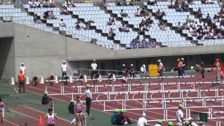 2015日本ｲﾝｶﾚ男子110mH準決勝2組 札場大輝 13.87(-0.1) Hiroki FUDABA1st 小林文人 田中新也 高畠匠