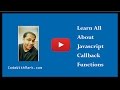Easily learn how to use javascript callback functions like a pro