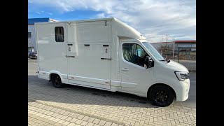 TVW Pferdetransporter Renault Master Neufahrzeug mit Hengstausstattung