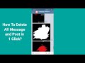 one click how to delete all telegram channel or group messages how to delete telegram massages