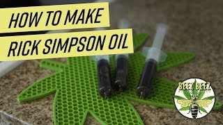 How to Make Rick Simpson Oil at Home!
