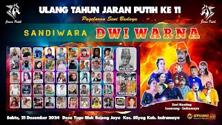 LIVE SANDIWARA DWI WARNA HUT - JARAN PUTIH YANG KE 11 - EDISI SABTU 21 DESEMBER 2024 MALAM