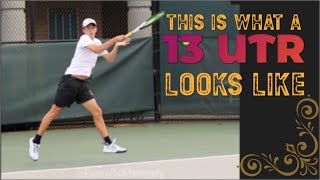 This is what a 13 UTR high schooler looks like | TENNIS BLUE CHIP