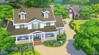 FIELDS FAMILY FARM // The Sims 4: Speed Build
