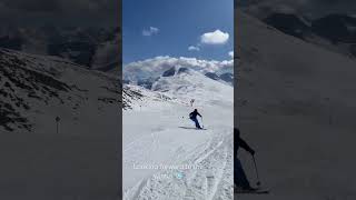 Saalbach Hinterglemm serving great views 😍 #shorts #austria #skiing #winter