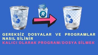 GEREKSİZ DOSYALARI SİLME PROGRAMI / REVO UNINSTALL / UYGULAMA SİLME PROGRAMI (2020)