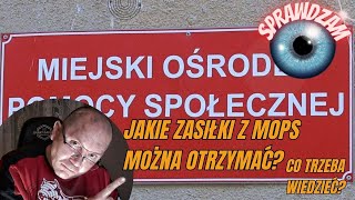 Jakie zasiłki z MOPS możesz otrzymac?Komu?Jak?Ile?-Sprawdzam