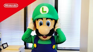 Luigi Runs the Nintendo 2DS Factory for a Day | @playnintendo