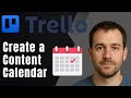Trello: How to Create a Content Calendar Using a Template (2025 Marketing & Productivity Tutorial)