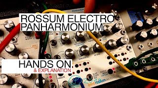 SUPERBOOTH19 // ROSSUM ELECTRO PANHARMONIUM // RE-SYNTHESIS // HANDS ON // EXPLANATION